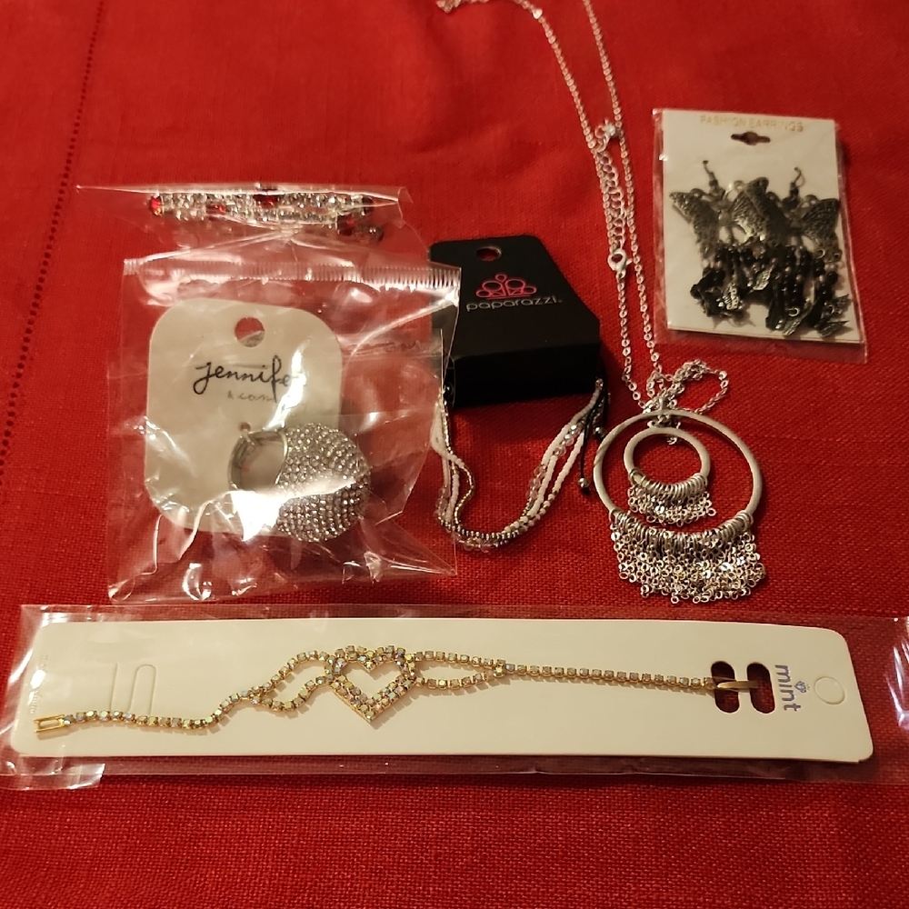 6 Pc Mixed Jewelry Bundle